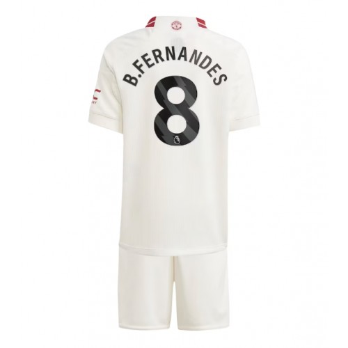 Dětský Fotbalový dres Manchester United Bruno Fernandes #8 2023-24 Třetí Krátký Rukáv (+ trenýrky)